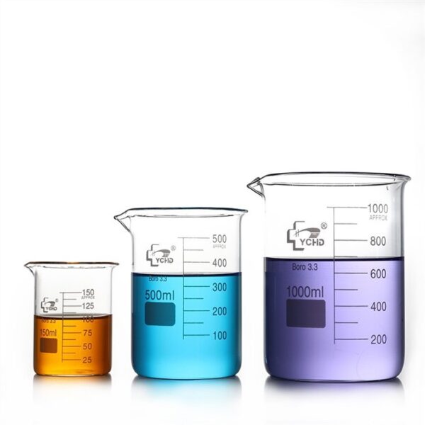 Beakers glass- 100ml, 250ml & 500ml - Image 2